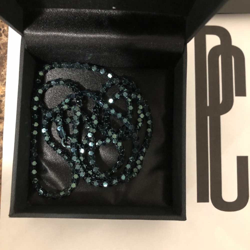 424 On Fairfax Azur Blue "Messiah" Necklace 1 of 1 - Picture 5 of 10